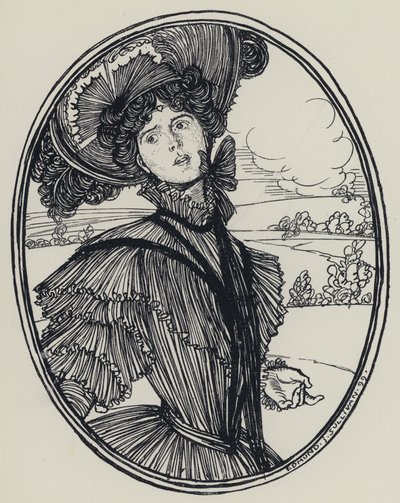 Tennyson, Illustration til A Dream of Fair Women and Other Poems af Edmund Joseph after Sullivan