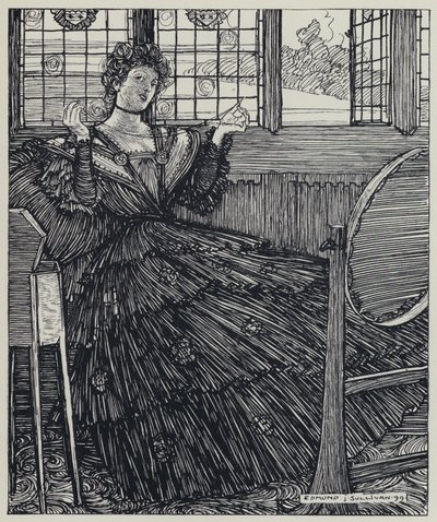 Tennyson, Illustration til A Dream of Fair Women and Other Poems af Edmund Joseph after Sullivan