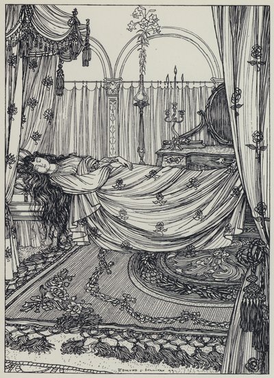Tennyson, Illustration til A Dream of Fair Women and Other Poems af Edmund Joseph after Sullivan