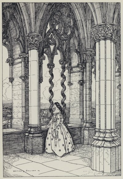 Tennyson, Illustration til A Dream of Fair Women and Other Poems af Edmund Joseph after Sullivan