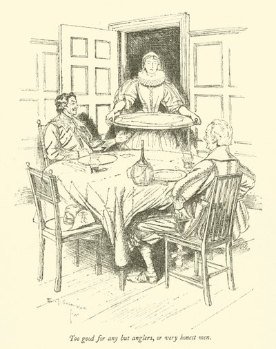 For god til andre end lystfiskere eller meget ærlige mænd af Edmund Joseph after Sullivan