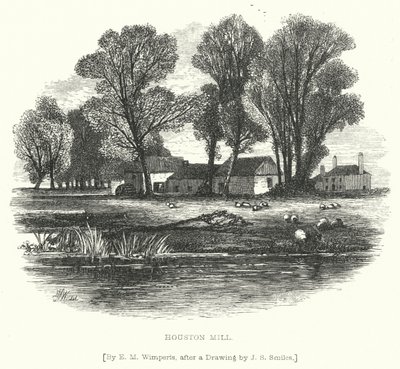 Houston Mill (gravering) af Edmund Morison (after) Wimperis