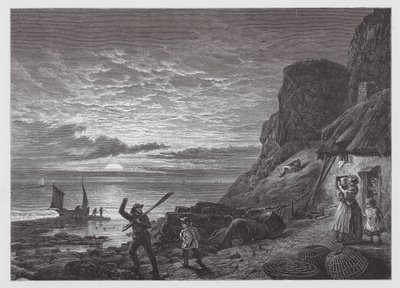 Af sted på krydstogt (gravering) af Edmund Morison (after) Wimperis