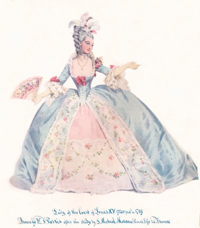 Dame ved Louis XV