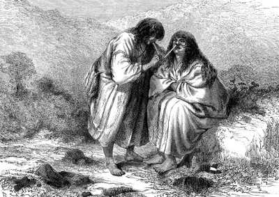 Indiske tobaksskåle, PERU i 1864 af Edouard (after) Riou