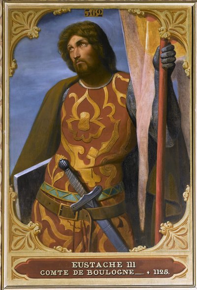 Eustace III, greve af Boulogne, 1844. af Édouard Alexandre Odier