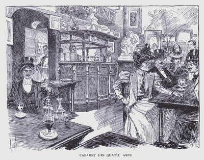 Det bohemeagtige Paris: Cabaret des Quat