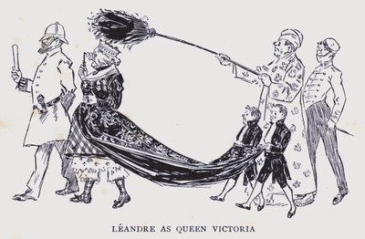 Böhmisches Paris: Leandre als Königin Victoria von Edouard Alfred (1875-1954) Cucuel
