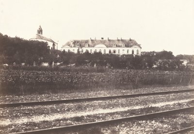 Gard Abbey nær Abbeville, ca. 1855. af Édouard Baldus