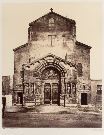 Arles, Saint-Trophime af Édouard Baldus