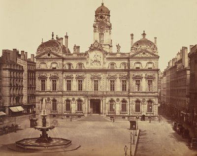 Lyon. Rådhus af Édouard Baldus