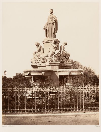 Nîmes, springvand af Édouard Baldus