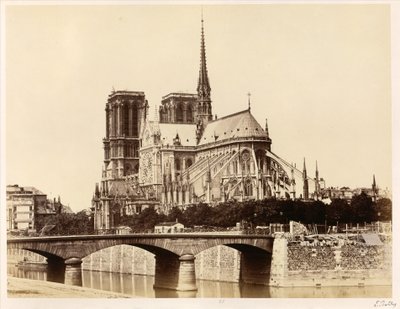 Notre-Dame (Apsis) af Édouard Baldus