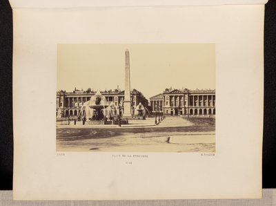 Place de la Concorde (nr. 45) af Édouard Baldus