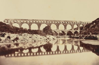 Pont du Gard af Édouard Baldus