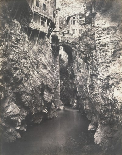 Pont-en-Royans af Édouard Baldus
