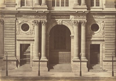 Stueetagen i Pavillon Turgot, Louvre, Paris af Édouard Baldus