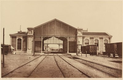 Toulon, Gare (Toulon, Togstation) af Edouard Denis Baldus