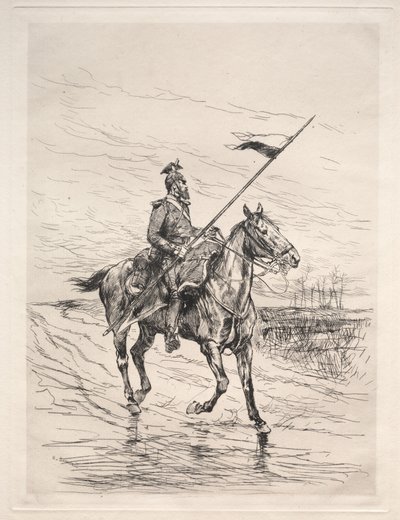 En Uhlan af Edouard Detaille
