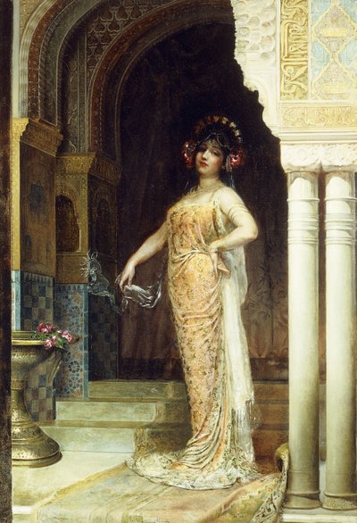 Den Odalisque; L"Odalisque, af Edouard Frederic Wilhelm Richter