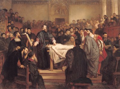 Andreas Vesalius (1514-64) i Padua, 1859 af Edouard Jean Conrad Hamman