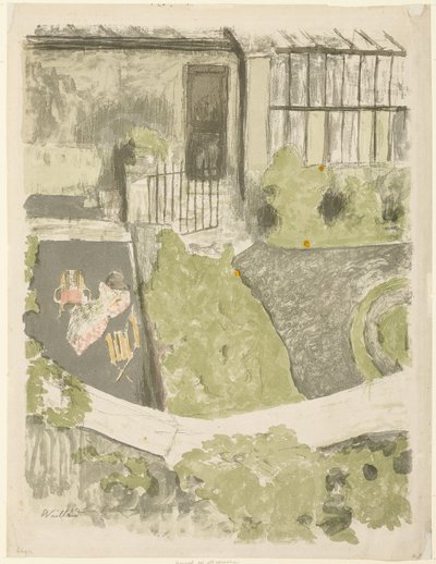 Haven foran atelieret af Édouard Jean Vuillard