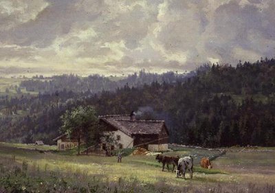 På Sandoz a la Joux Perret af Edouard Jeanmarie
