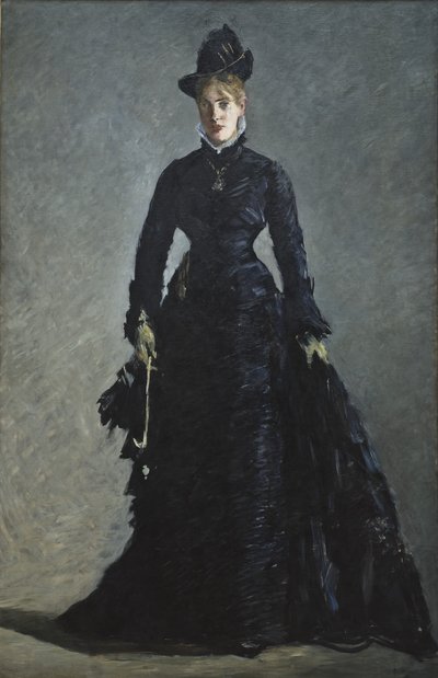 A Parisian Lady (olie på lærred) af Édouard Manet
