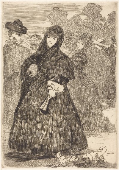 På Prado Au Prado, 18651868. af Édouard Manet