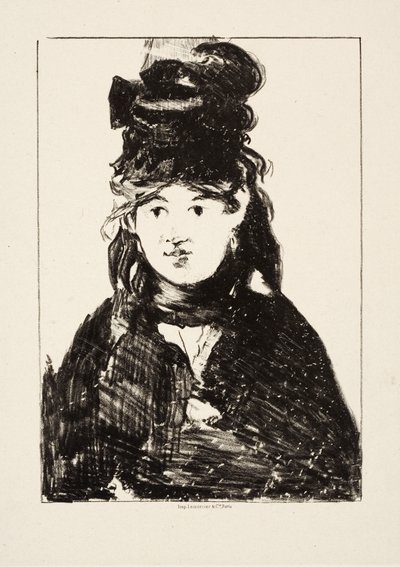 Berthe Morisot, c.1872 af Édouard Manet