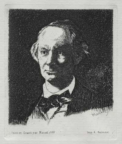 Charles Baudelaire af Édouard Manet