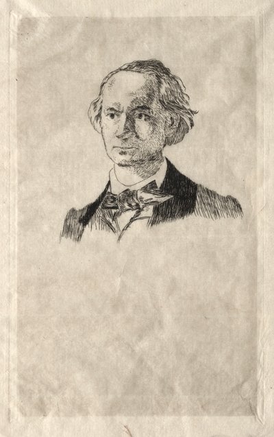 Charles Baudelaire, 1865. af Édouard Manet