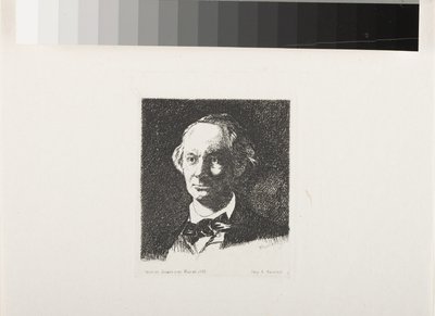 Charles Baudelaire, Full Face III af Édouard Manet