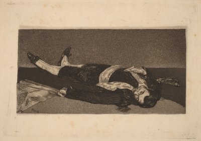 Død toreador af Édouard Manet