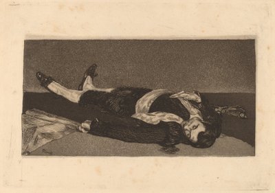 Død Toreador Tyrefægter mort, 1868. af Édouard Manet