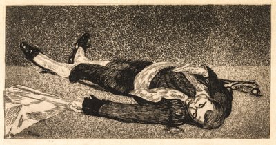 Død toreador af Édouard Manet