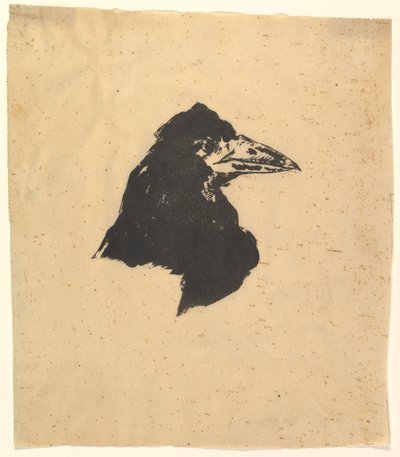 Design til plakaten og omslaget til The Raven af Edgar Allan Poe, 1875. af Édouard Manet