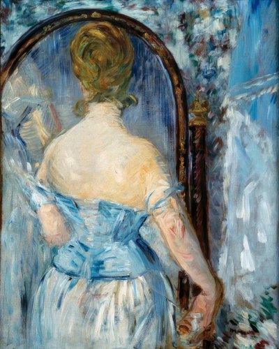 Foran spejlet af Édouard Manet
