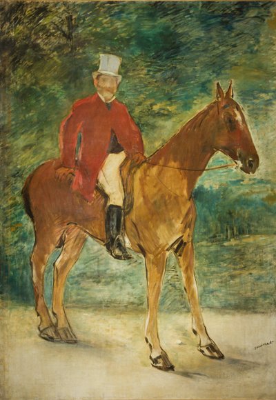 Rytterportræt af Michel Arnaud, 1875. af Édouard Manet