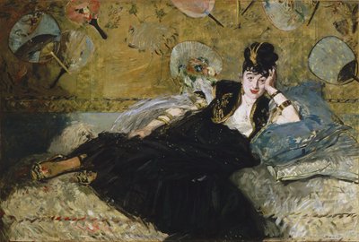Fransk:  La dame aux éventails Kvinde med vifter af Édouard Manet