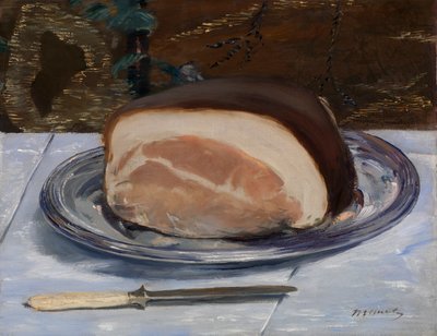 Skinke, ca. 1875-78 (olie på lærred) af Édouard Manet