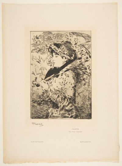 Jeanne, 1882. af Édouard Manet
