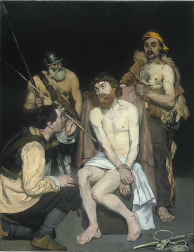 Jesus hånet af soldaterne, 1865 af Édouard Manet