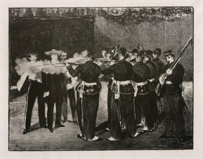 Halshugningen af Maximilian af Édouard Manet