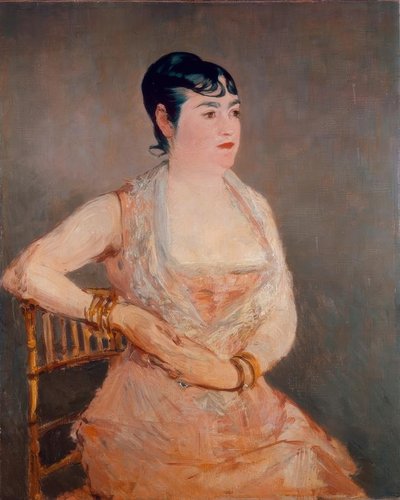Den lyserøde dame af Édouard Manet