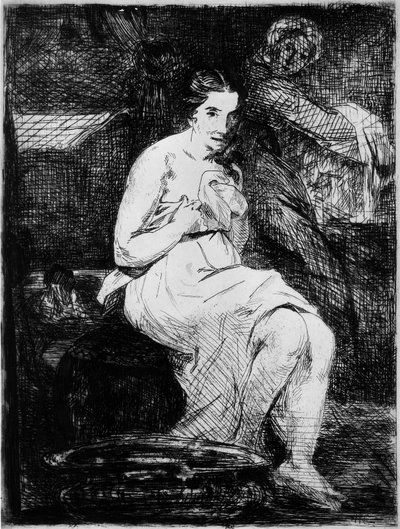 Toilettet, 1861 af Édouard Manet