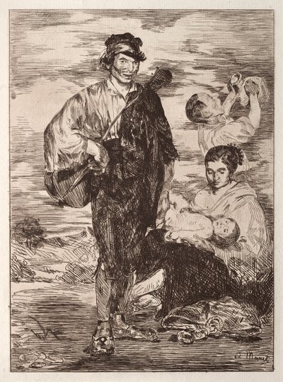 Sigøjnerne. af Édouard Manet