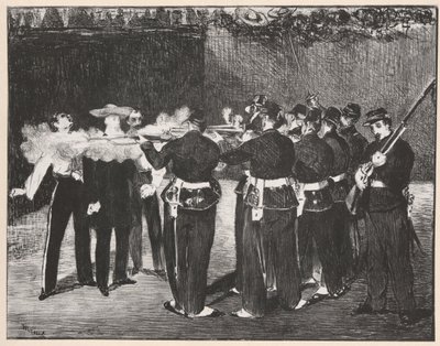 Henrettelsen af Maximilian af Édouard Manet