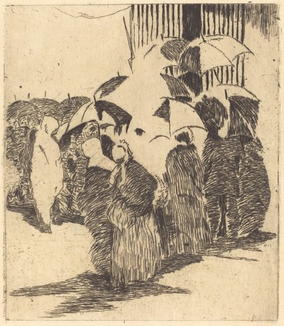 Kø foran slagterbutikken Kø foran slagterbutikken, 1870. af Édouard Manet