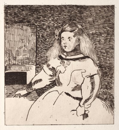 Linfante Marguerite. af Édouard Manet